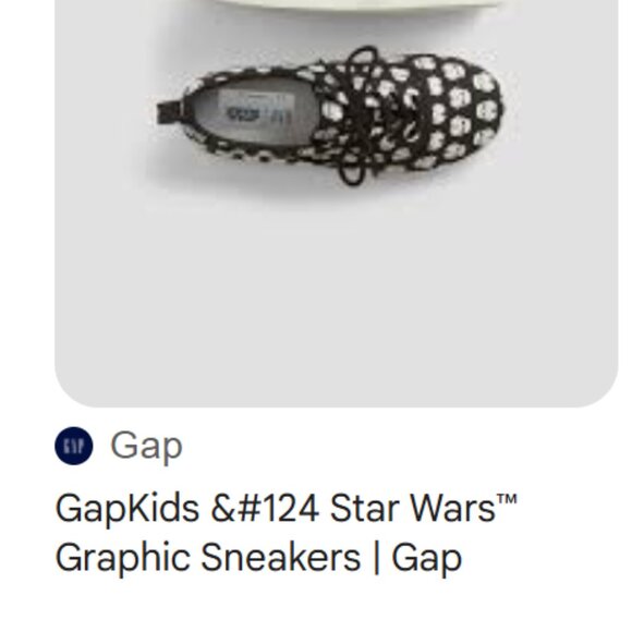 GapKids | Star Wars™ Graphic Sneakers - Size 11C 🌌👟 - Picture 2 of 10